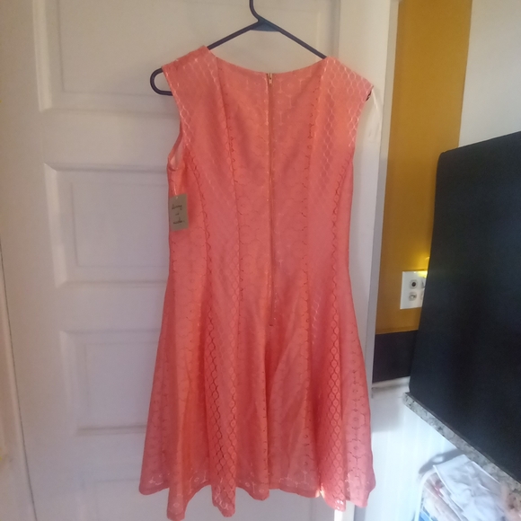 New DANNY and  NICOLE dress 12P. Coral colour - Picture 4 of 4